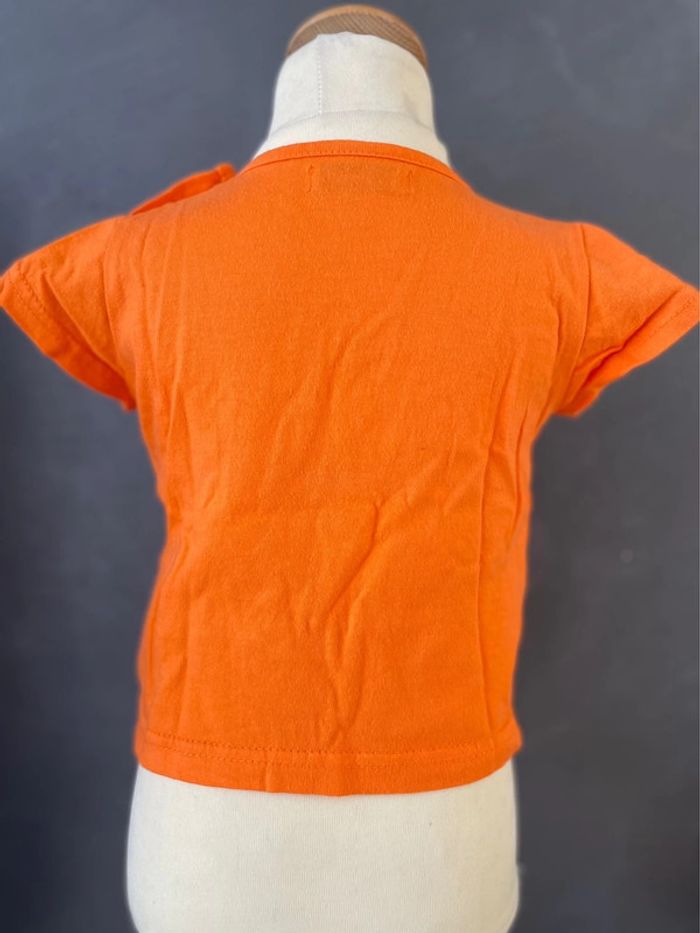 Tee shirt orange bébé - photo numéro 2