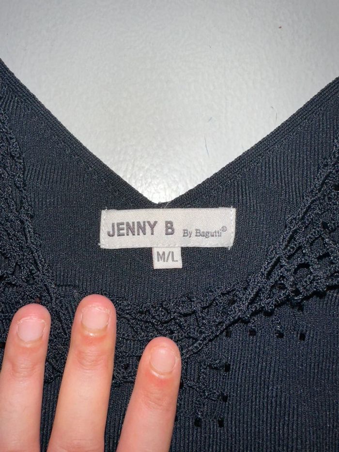 Top noir TM/L Jenny B By Bagguti Neuf - photo numéro 6