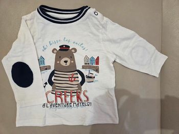 T-Shirt manches longues Creeks 9 mois
