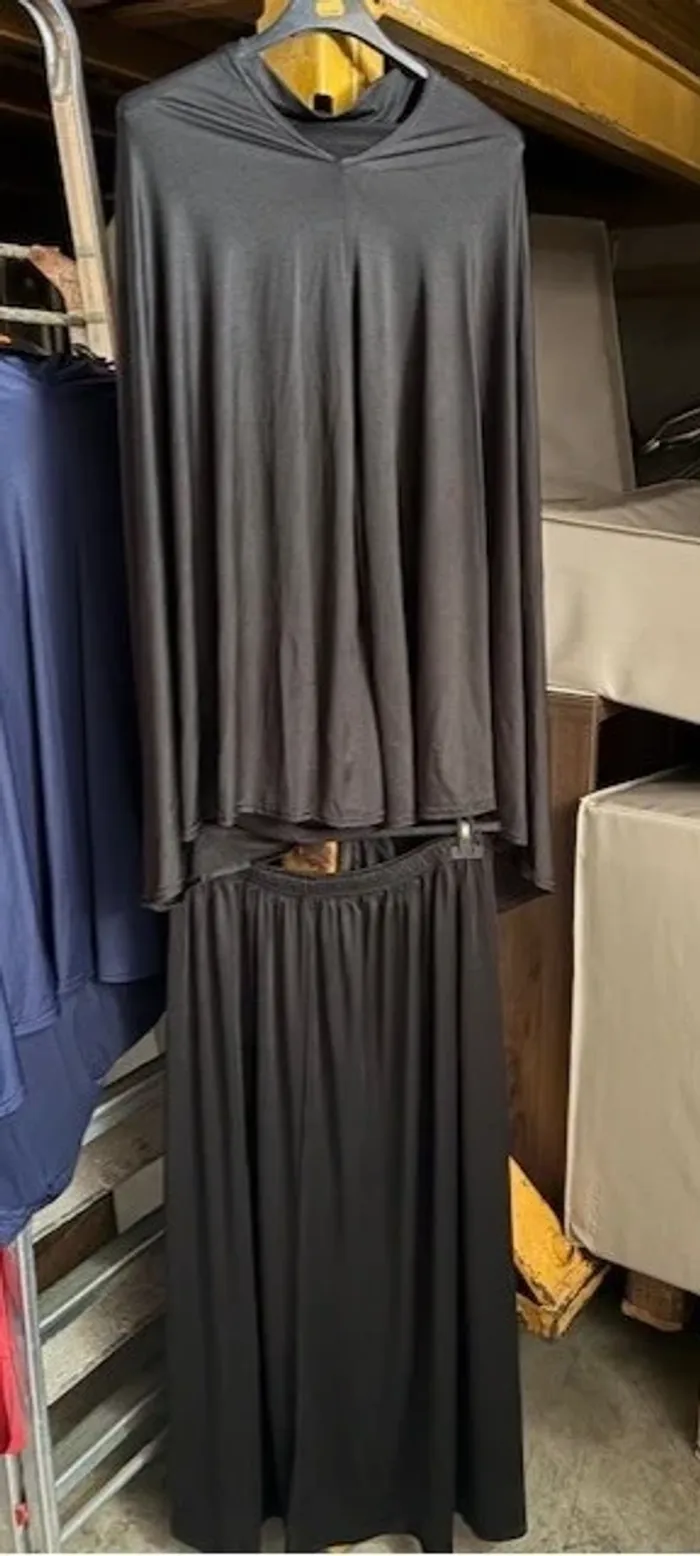 ensemble vêtement de prière couleur noir