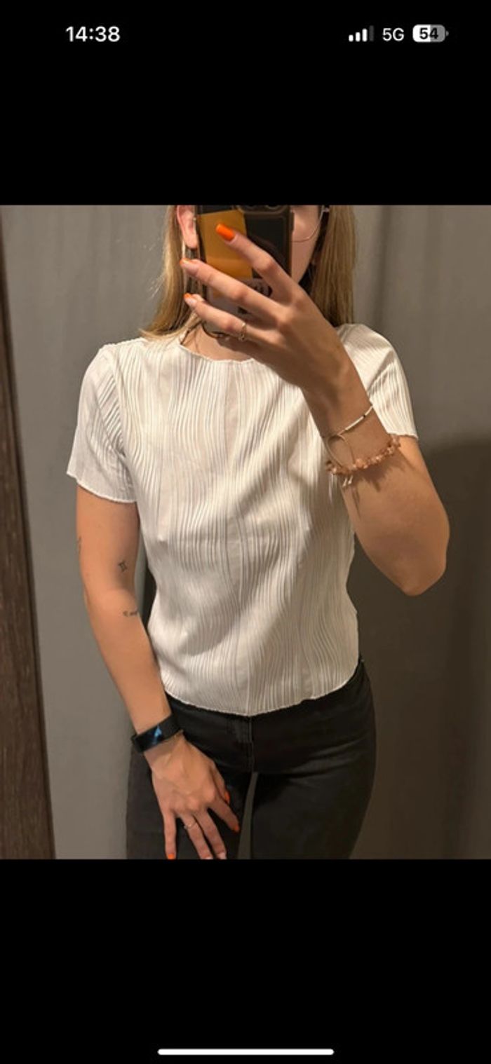 T-shirt blanc Shein S - photo numéro 2
