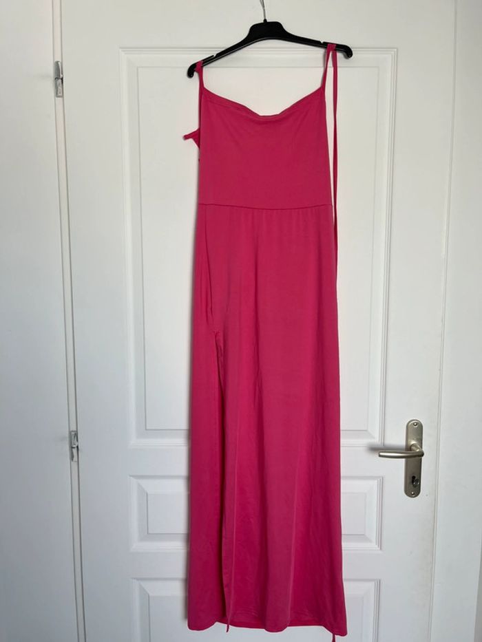 Robe longue rose à fente Shein M très bon état💕 - photo numéro 4