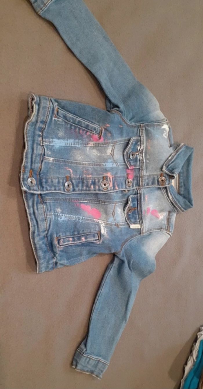 Veste en jean 3/4 ans - photo numéro 3