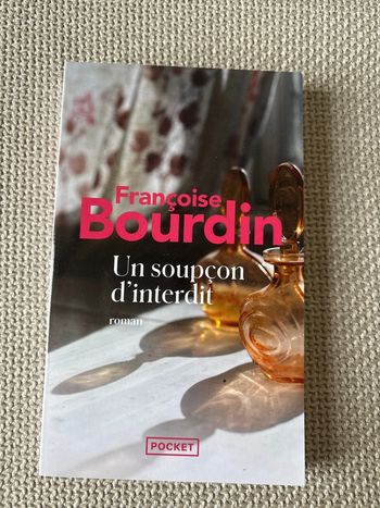 Livre un soupçon d’interdit de Françoise Bourdin