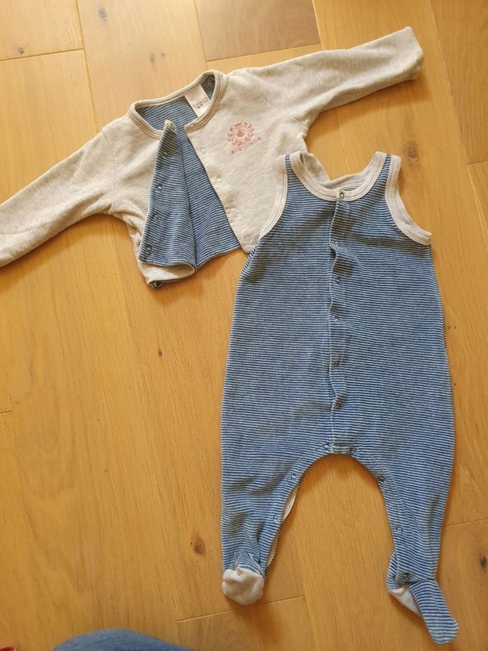 Ensemble pyjama avec pied / veste manches longues
