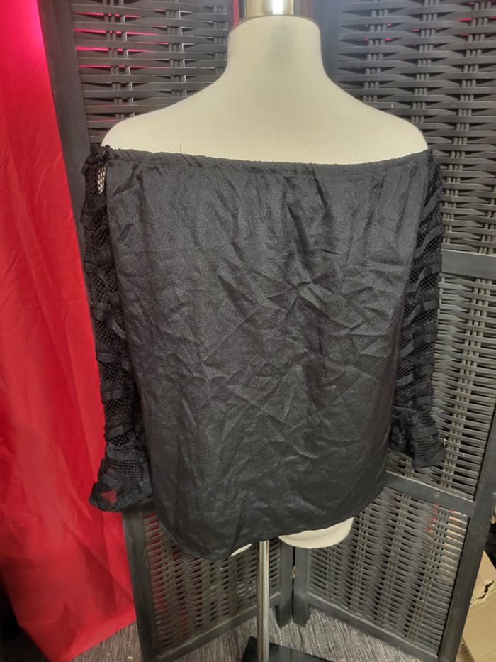 Blouse manches dentelle 40 - photo numéro 3