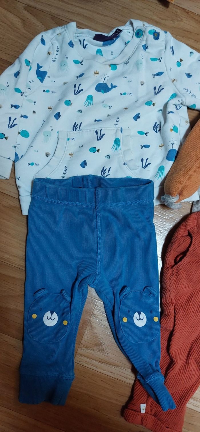 Lot de 2 ensembles sergent major 9mois - photo numéro 5