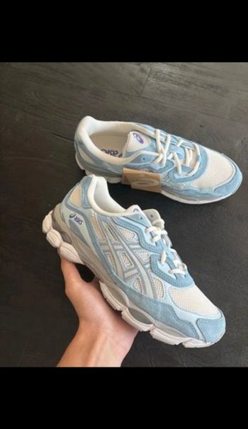 Asics gel nyc arctic bleu blanche 44
