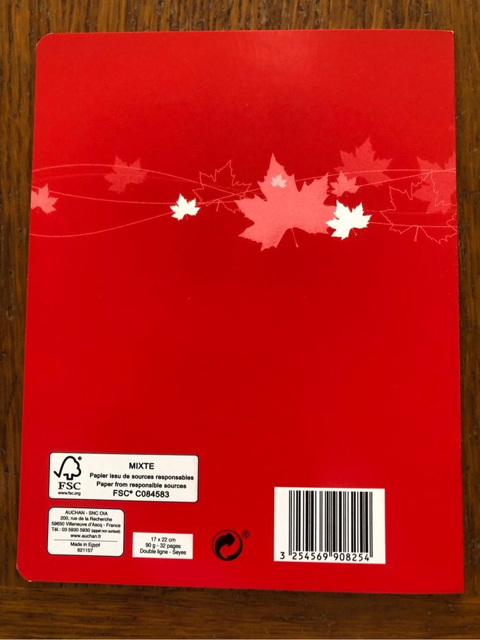 Cahier d’écriture double ligne - photo numéro 2