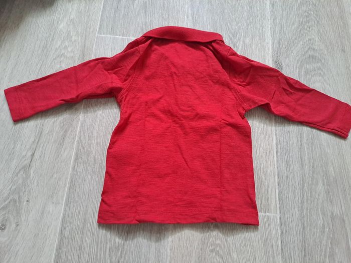 Polo rouge ML 12M Orchestra - TBE comme neuf - photo numéro 3