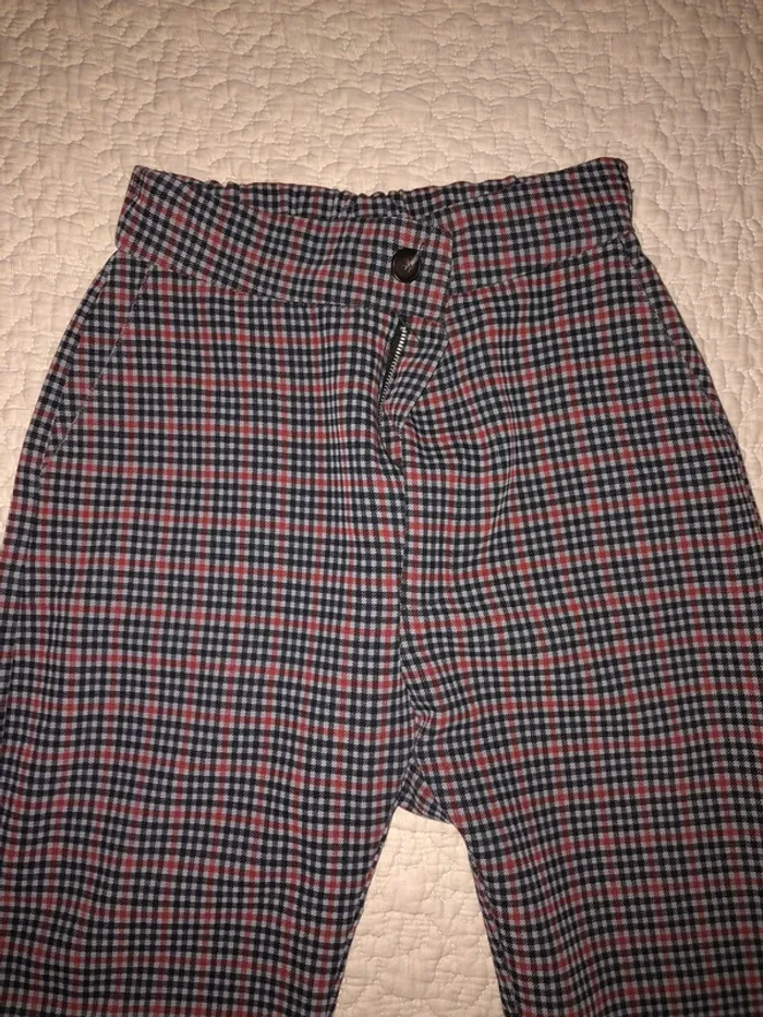Pantalon à carreaux Pull&Bear