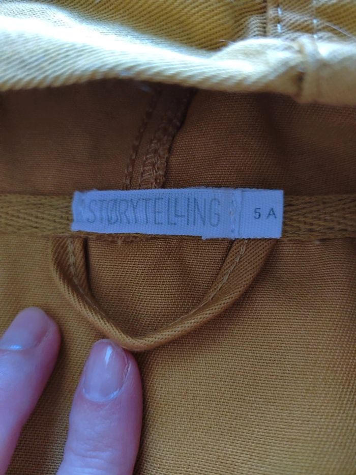 Veste mi-saison moutarde 5 ans storytelling - photo numéro 6