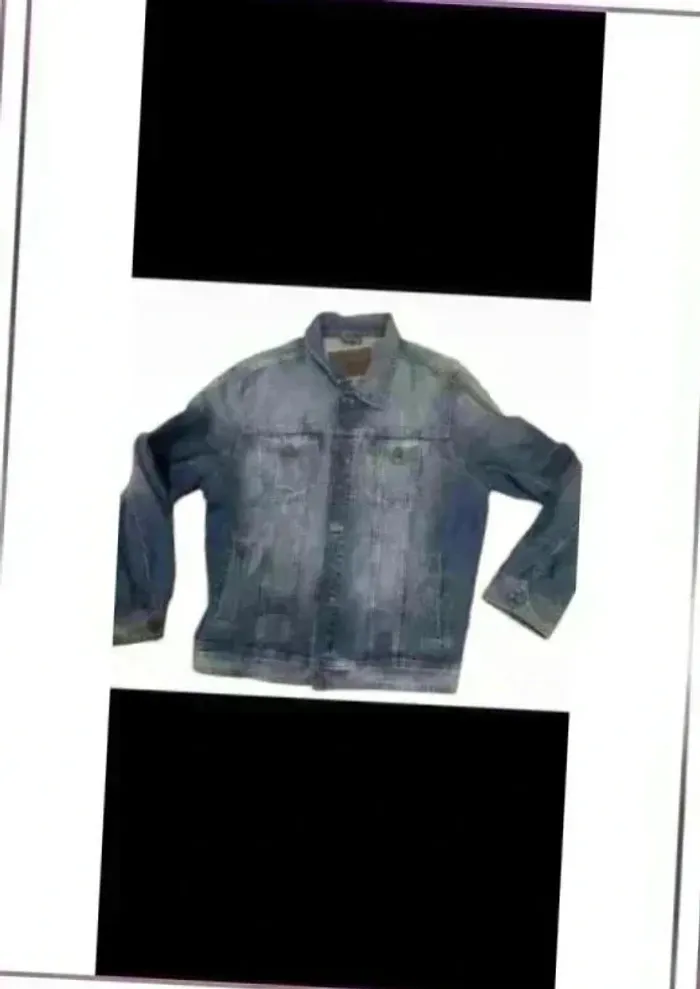 Veste homme en jean taille L - photo numéro 4