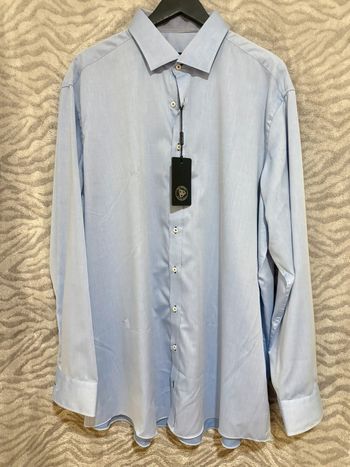 Roy Robson - Chemise unie, Bleu clair, taille 3XL