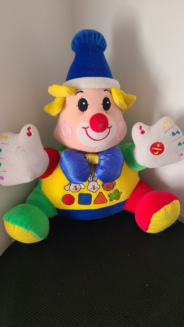 Clown Malin multicolore V-TECH PELUCHE Premier AGE - photo numéro 2