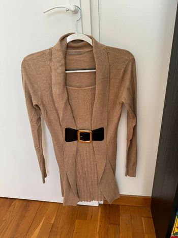 Robe pull marron taille unique