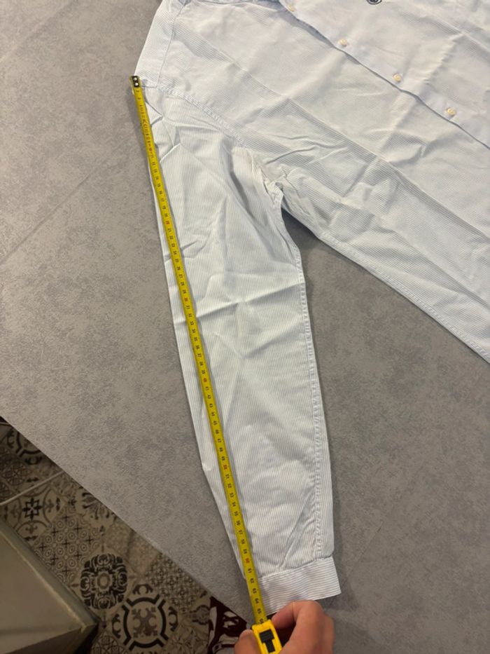 Chemise rayés blanche et Bleu The Kooples Sport Taille M - photo numéro 11