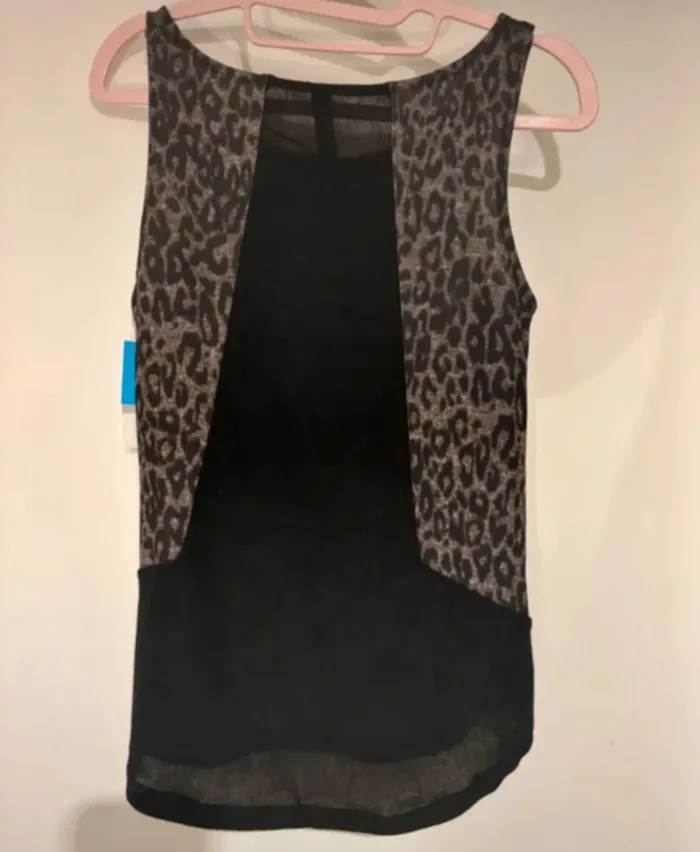 🌟 Débardeur noir léopard Desigual – taille XS – Neuf - photo numéro 8