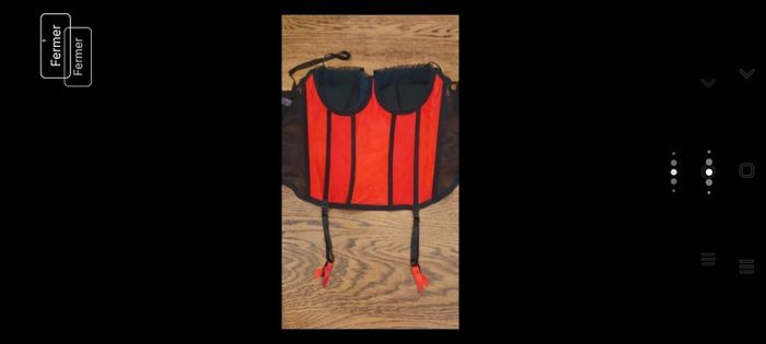 Corset guêpière rouge/noir La Senza fr 90C - photo numéro 16
