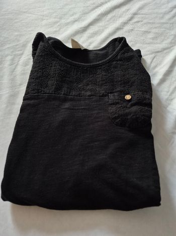 Tee-shirt zara noir 9-10 ans