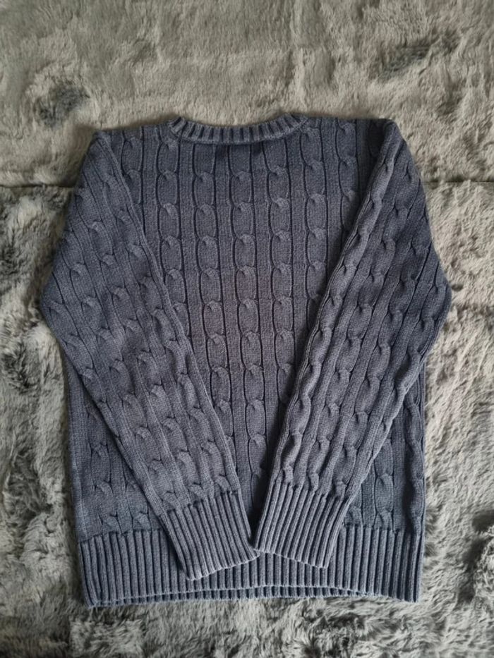 Pull torsadé Ralph Lauren bleu marine, 6-7 ans Enfant - photo numéro 3