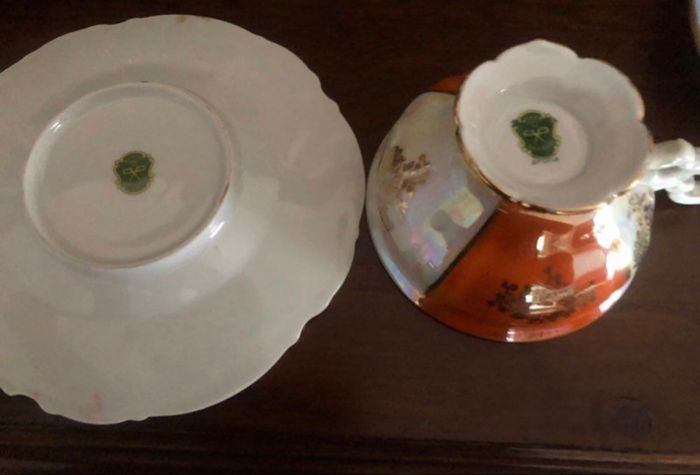 Jolis tasse et assiette Vintage - photo numéro 2