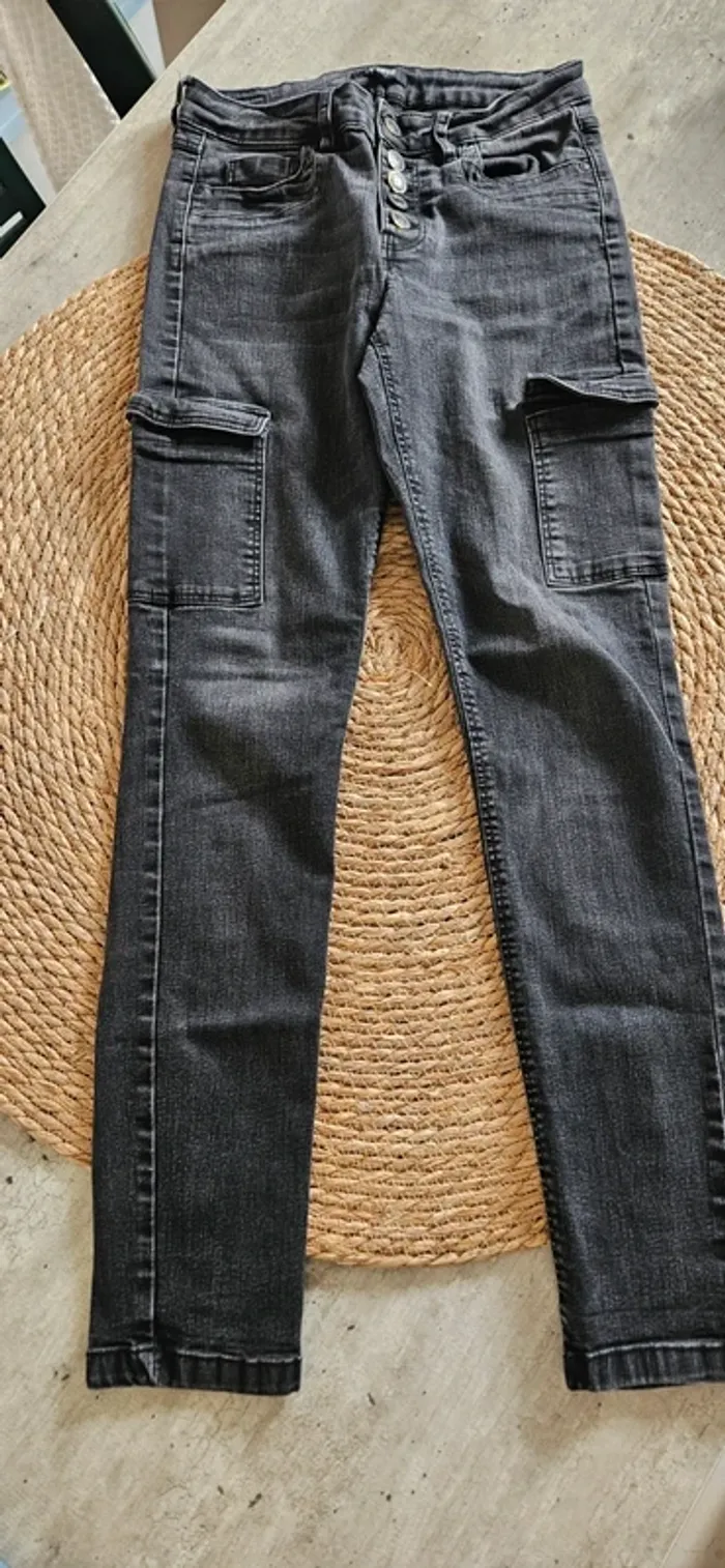 Lot de 3 jeans taille 38 femme - photo numéro 3