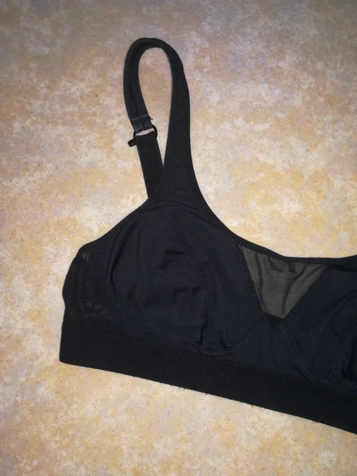 Brassière de sport noire, 90b, Tex - photo numéro 7