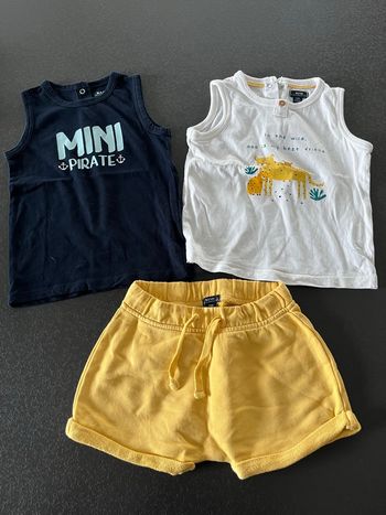Ensemble marcel short 24mois Kiabi