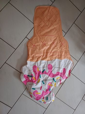 Tapis rafraichissant chien forme glace 100x60