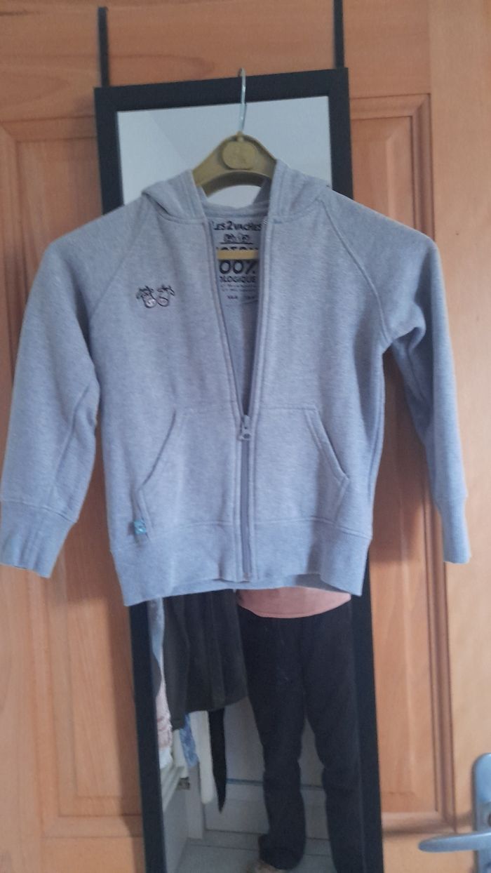 Sweat zippé en coton biologique - photo numéro 6