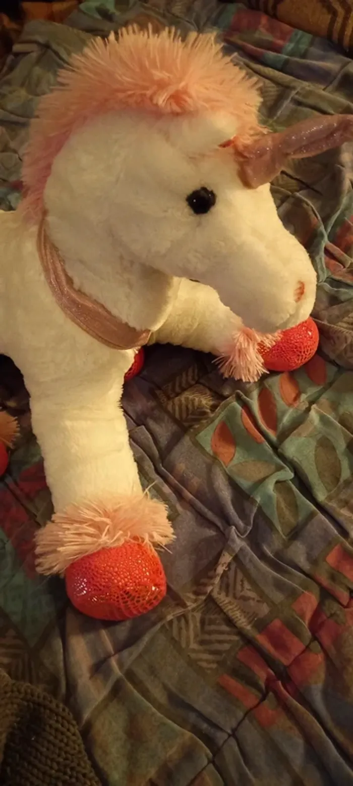 Peluche licorne - photo numéro 3