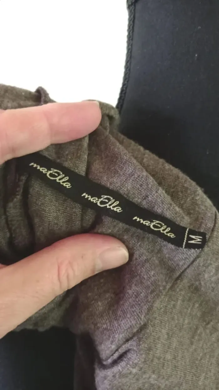 🌸Robe manches longues et col roulé, Maella, taille M 38 - photo numéro 4