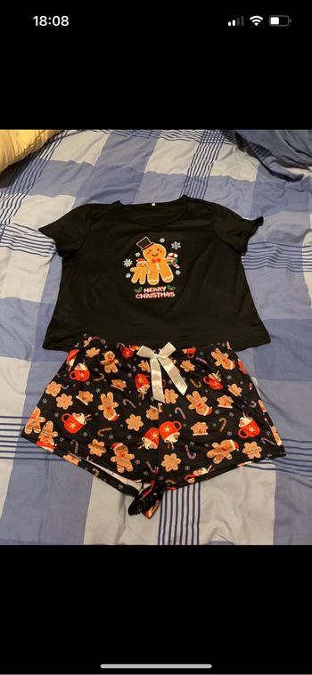 Pyjama short  Noël taille XL