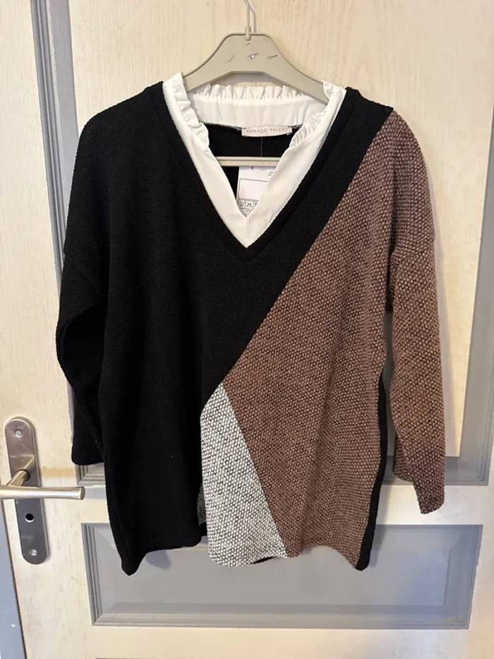 Pull 3 couleurs