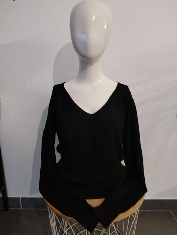 Pull col V femme taille 38 Camaïeu