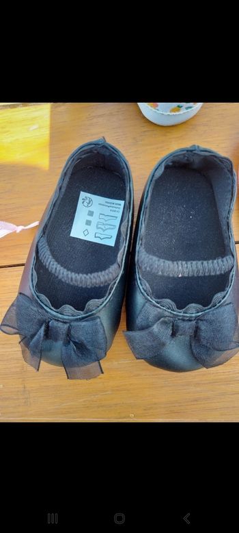 Ballerine noir bébé  - 17