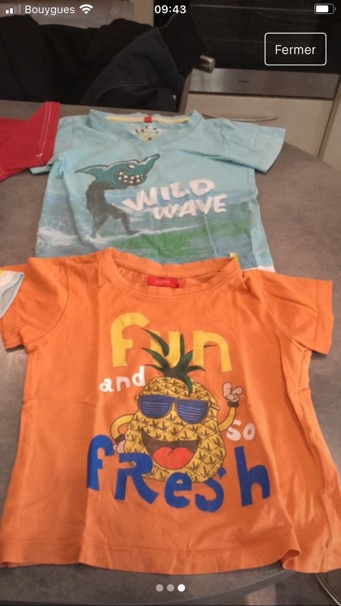 Lot de 4 tee shirt - photo numéro 3