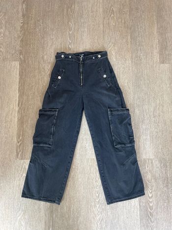 Pantalon noir à poche