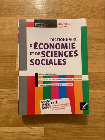 Dictionnaire d’économie et de sciences sociales Haitier