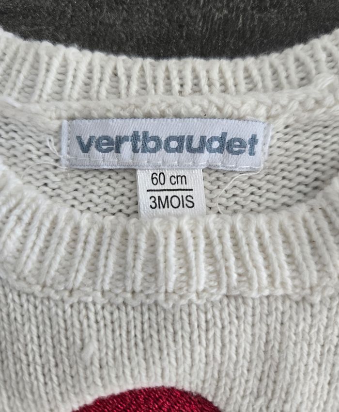 Pull Noël pain d’épice Verbaudet - photo numéro 3