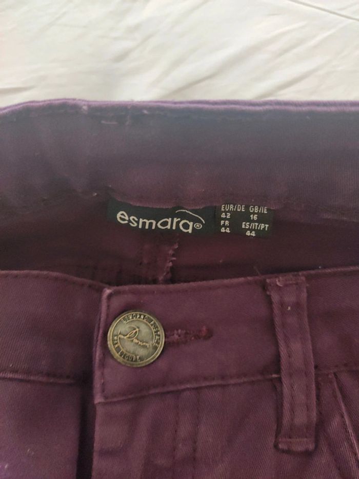 Jeans violet femme 44 Esmara - photo numéro 3