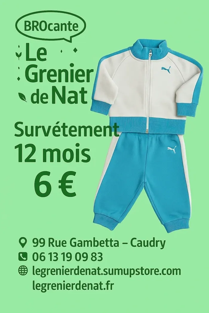 Ensemble survêtement garçon 12mois