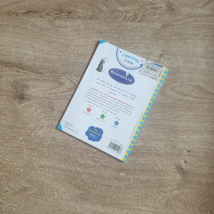 ⭐ Livre Ratatouille J'apprends à lire Hachette éducation #emyfleury_livres - photo numéro 2