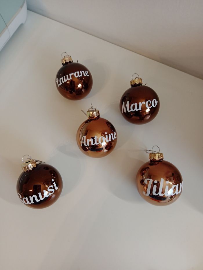 Boule de Noël personnalisé
