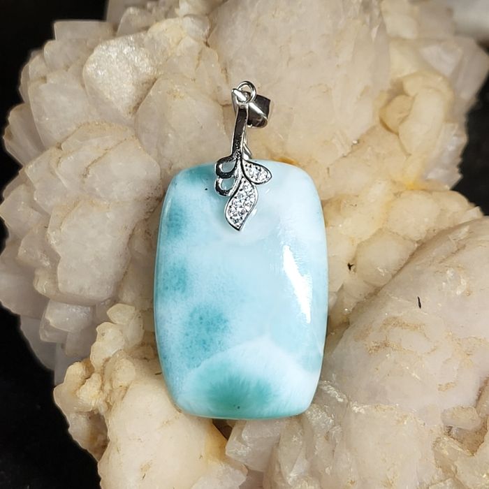 Pendentif en larimar république dominicaine 🤩