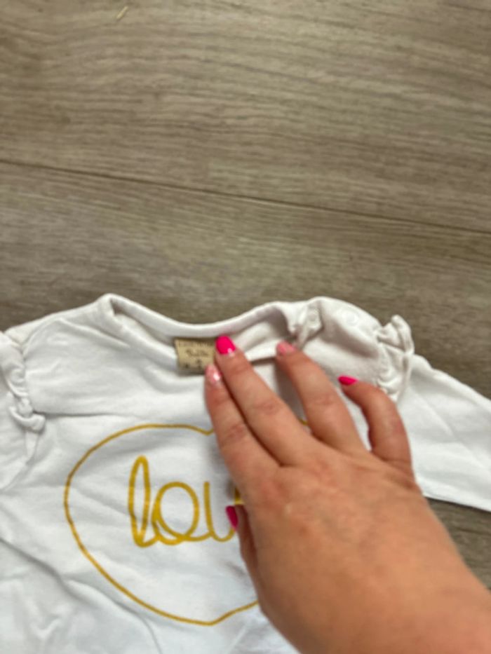 T-shirt manches longues 6 mois - photo numéro 2