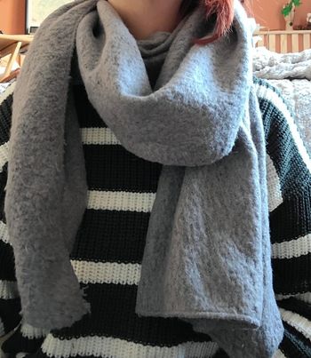 Écharpe chaude grise Pimkie