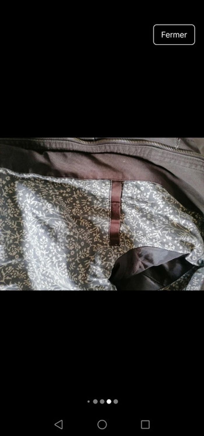 Manteau vintage en jeans - photo numéro 7