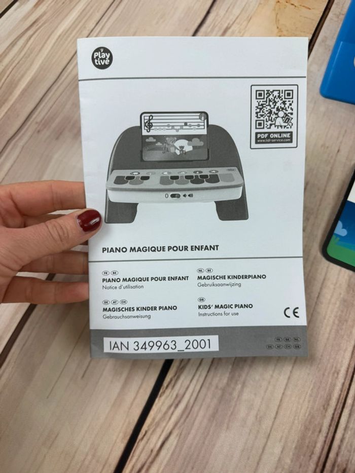 Piano magique Playtive pour enfant - Bois et plastique complet - photo numéro 12